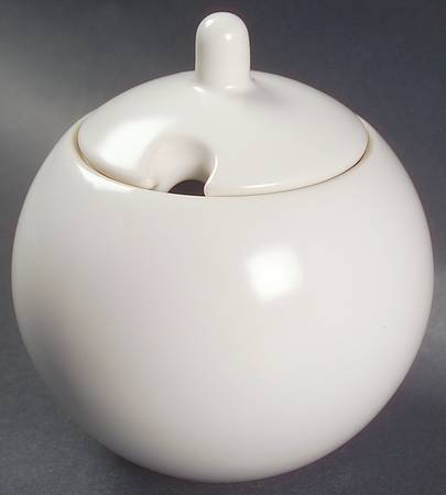 Colorstone White (Not Textured, Matte) Jam/Jelly & Lid