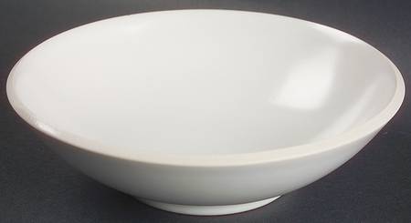 Colorstone White (Not Textured, Matte) Fruit/Dessert (Sauce) Bowl