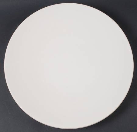 Colorstone White (Not Textured, Matte) 13" Chop Plate (Round Platter)