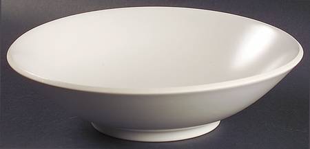 Colorstone White (Not Textured, Matte) 9" Round Vegetable Bowl
