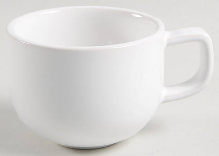Colorstone White (Textured) Flat Cup