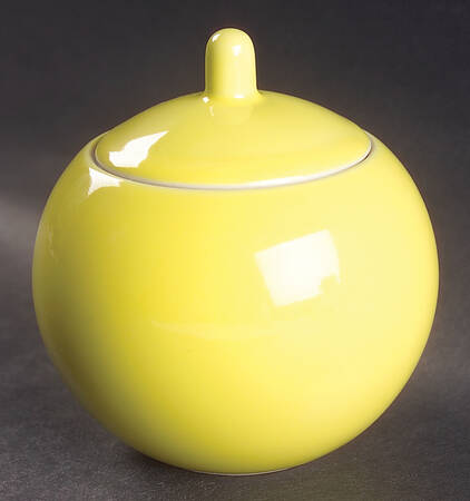 Colorstone Yellow (Bright, Glossy)) Sugar Bowl & Lid