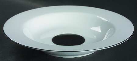 Dancing Squares Large Rim Soup Bowl
