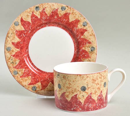 Delphi Flat Cup & Saucer Set