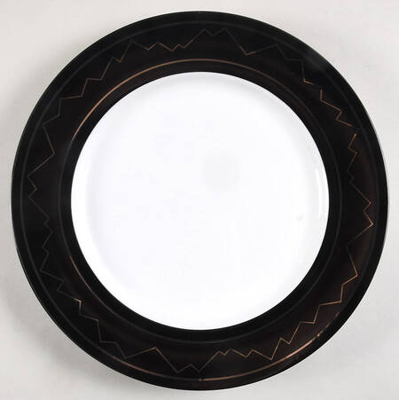 Eclair Noire 12" Chop Plate (Round Platter)