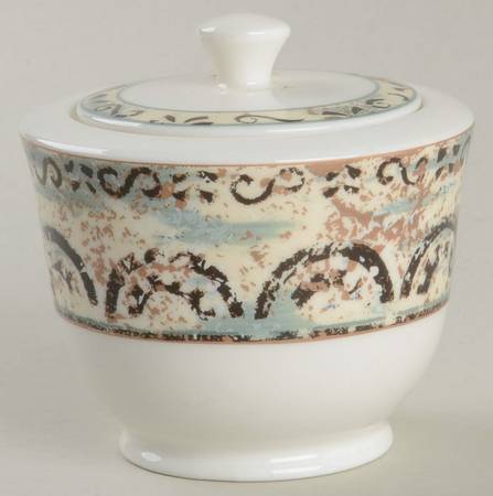 Etruscan Sugar Bowl & Lid