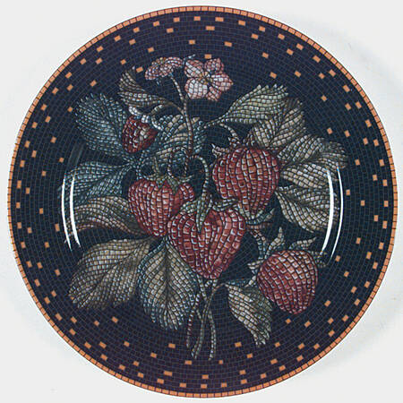Fruit Mosaic Luncheon Plate