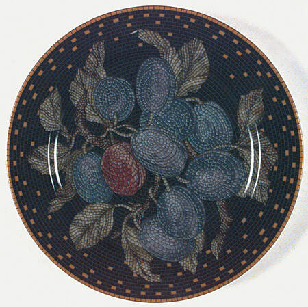 Fruit Mosaic Luncheon Plate