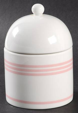 Gridlock Pink Sugar Bowl & Lid