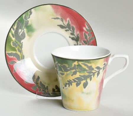 Larkspur Flat Cup & Saucer Set