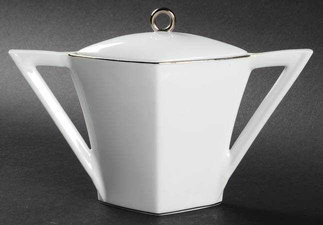 Lune Blanc Sugar Bowl & Lid