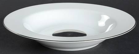 Lune Blanc Large Rim Soup Bowl