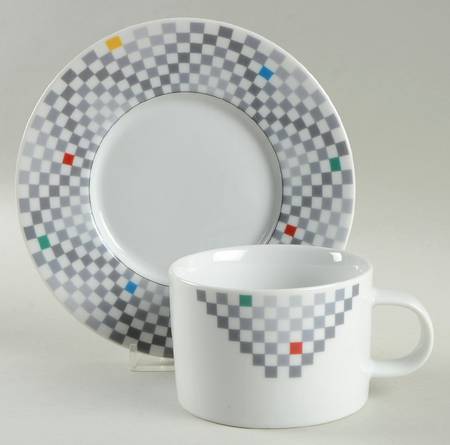 Matrix Flat Cup & Saucer Set