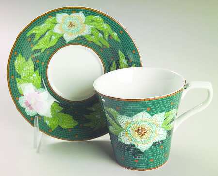 Messina Flat Cup & Saucer Set