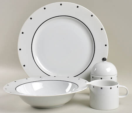 Metropolis Black 5 Piece Hostess Set