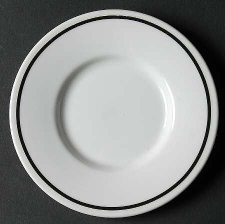 Metropolis Black Saucer for Demitasse Cup