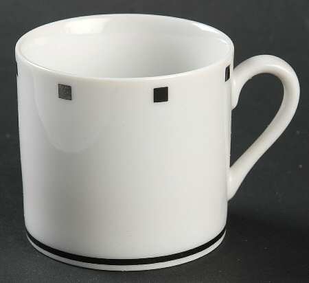 Metropolis Black Flat Demitasse Cup