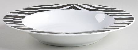 Morocco White Large Rim Soup Bowl