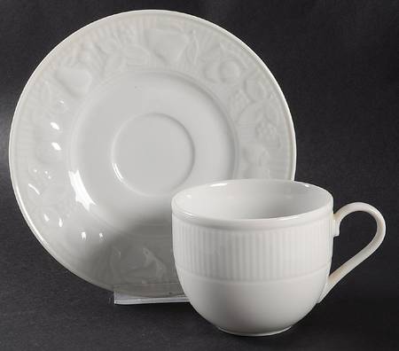 Orchard Flat Cup & Saucer Set