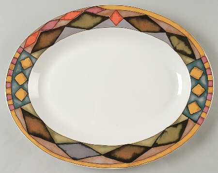 Palazzo 14" Oval Serving Platter