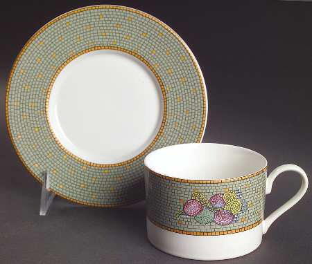 Ravenna Flat Cup & Saucer Set