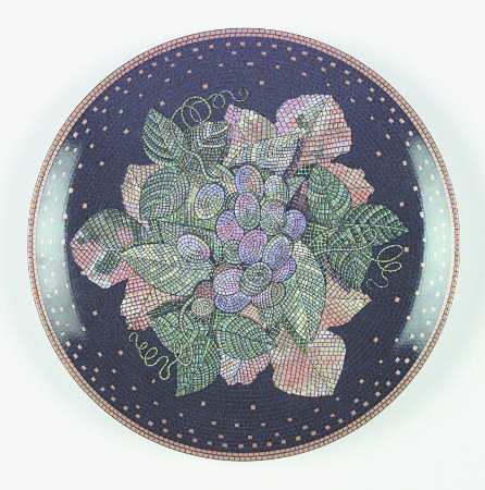 Ravenna Charcoal Accent Salad Plate