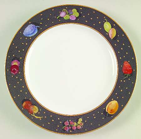 Ravenna Charcoal Salad Plate