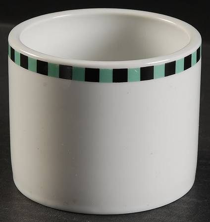 Register (Green & Black) Sugar Bowl No Lid
