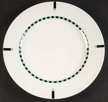 Register (Green & Black) 12" Chop Plate (Round Platter)