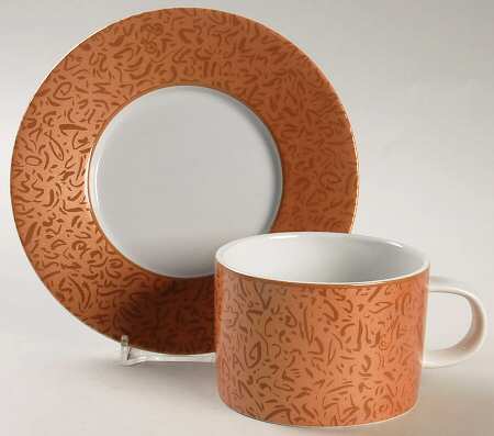 Semantics Flat Cup & Saucer Set