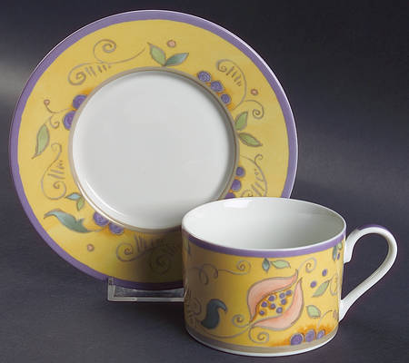 Sevilla Flat Cup & Saucer Set