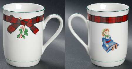Tartan Plaid Red Toy Accent Mug