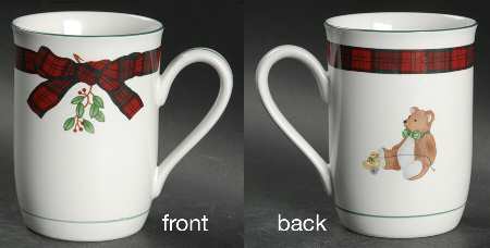 Tartan Plaid Red Toy Accent Mug