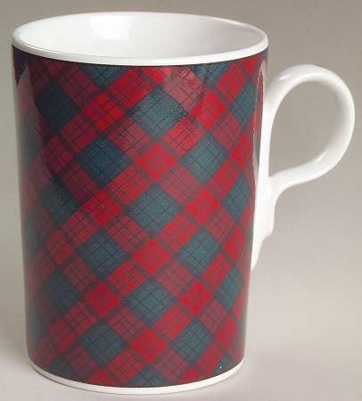 Tartan Plaid Red Mug