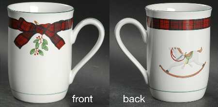 Tartan Plaid Red Toy Accent Mug