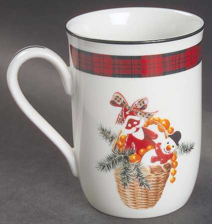 Tartan Plaid Red Classic Accent Mug