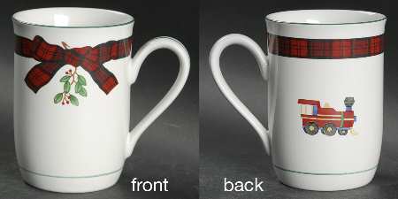 Tartan Plaid Red Toy Accent Mug
