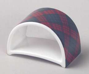 Tartan Plaid Red Napkin Ring