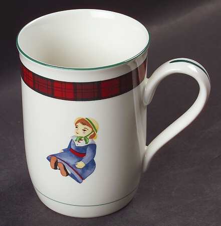 Tartan Plaid Red Toy Accent Mug