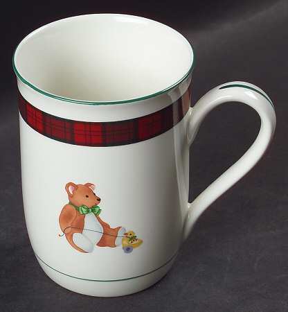 Tartan Plaid Red Toy Accent Mug