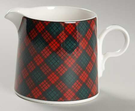 Tartan Plaid Red Creamer