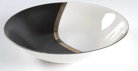 Tucano Black 9" Round Vegetable Bowl