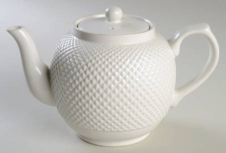 Waffle Parchment Teapot & Lid