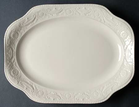 Adam Antique 15" Oval Serving Platter
