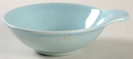 American Modern Glacier Blue Lugged Soup Bowl