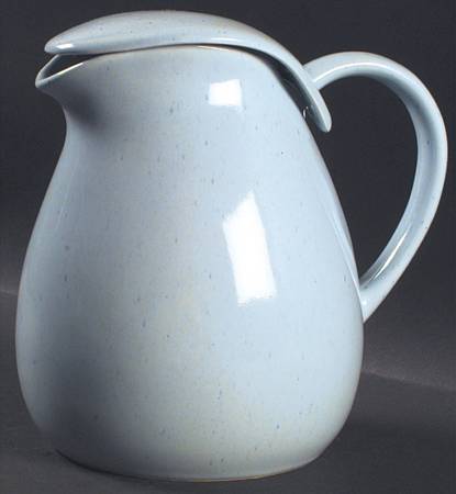 American Modern Glacier Blue Pitcher & Lid