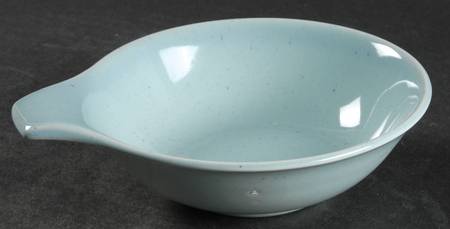 American Modern Glacier Blue Lugged Fruit/Dessert (Sauce) Bowl