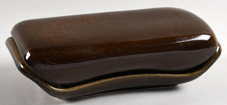 American Modern Black Chutney 1/4 Lb Covered Butter