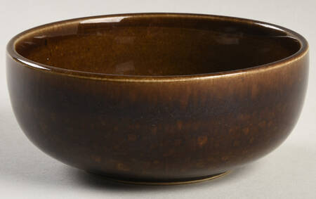 American Modern Black Chutney Ramekin No Lid