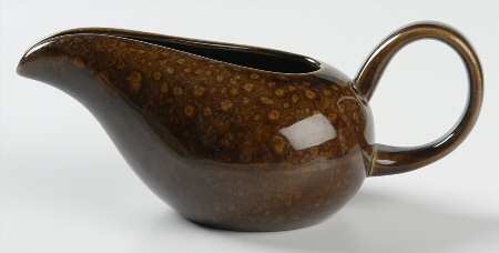 American Modern Black Chutney Creamer